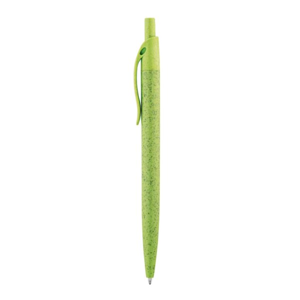 81168_119 CAMILA. Wheat straw fibre and ABS ball pen with clip