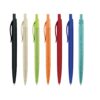 81168_set CAMILA. Wheat straw fibre and ABS ball pen with clip