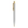 SILVERIO. Stainless steel ball pen with glossy body and clip
