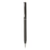 LESLEY METALLIC. Aluminium ball pen with clip and twist mechanism