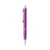 MARIETA SOFT. Aluminium ball pen with clip