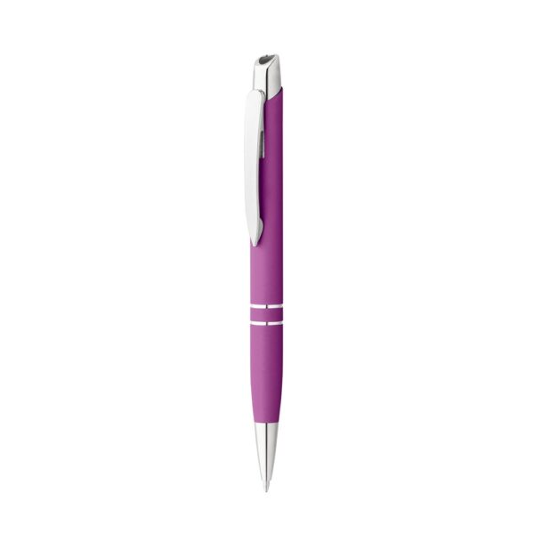 MARIETA SOFT. Aluminium ball pen with clip