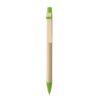 NAIROBI. Kraft paper ball pen with wooden clip