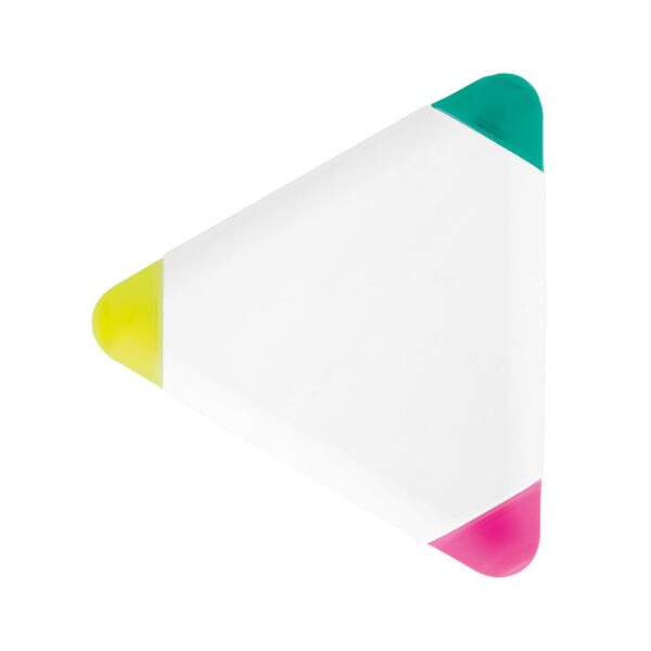 TRIAN. 3-colour triangle shaped PP highlighter