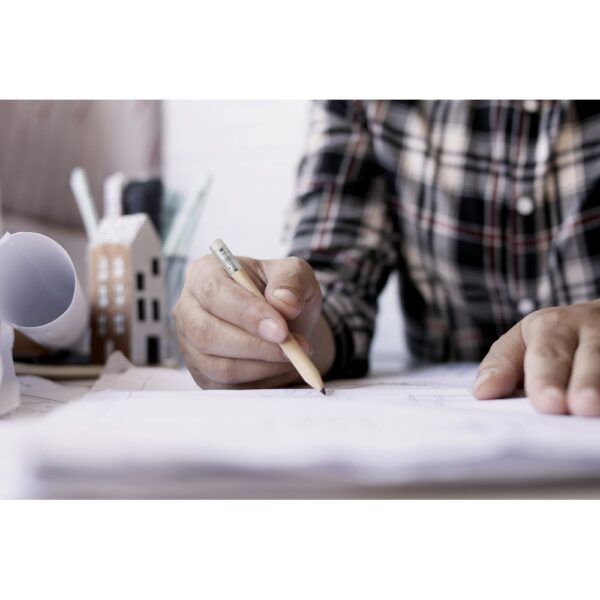 BARTER. HB mini pencil with eraser