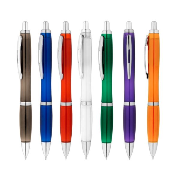 91772_set SWING rPET. Recycled PET (100% rPET) ball pen with metal clip