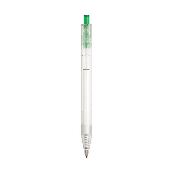 HARLAN. rPET ball pen pen with coloured button