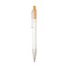 HARLAN. rPET ball pen pen with coloured button