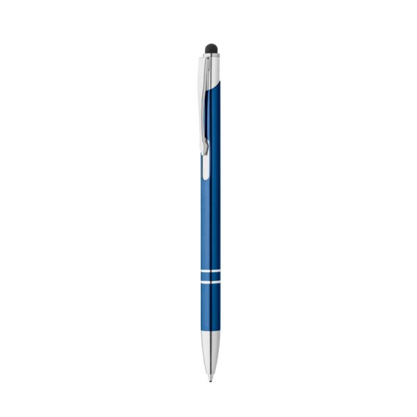 GALBA. Aluminium ball pen with touch tip and clip