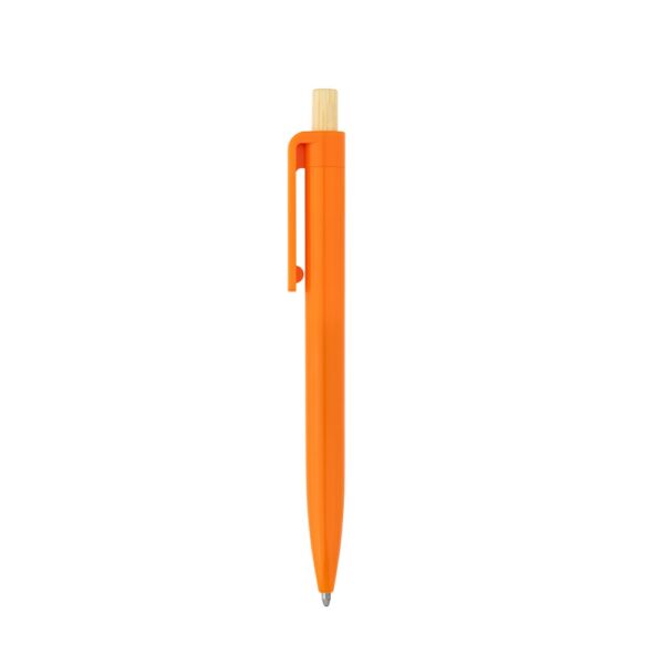 ZARA. Recycled ABS (100% rABS) ballpoint pen with bamboo button