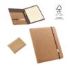 SERPA. A4 cork folder with a block of plain pages