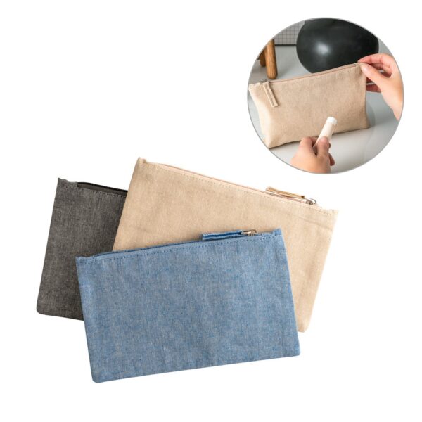 MILLIE. Multifunction bag in recycled cotton (70%) and polyester (30% rPET) (140 g/m²)