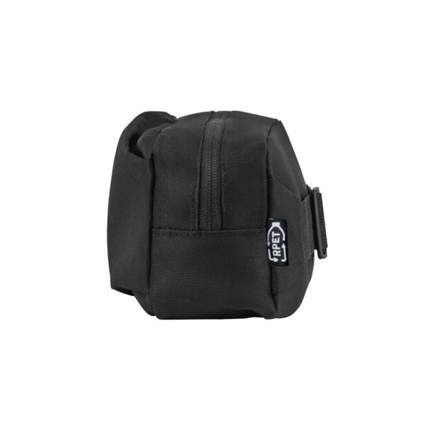 DELFOS POUCH. 300D recycled polyester and 600D recycled polyester waist bag with reflective elements
