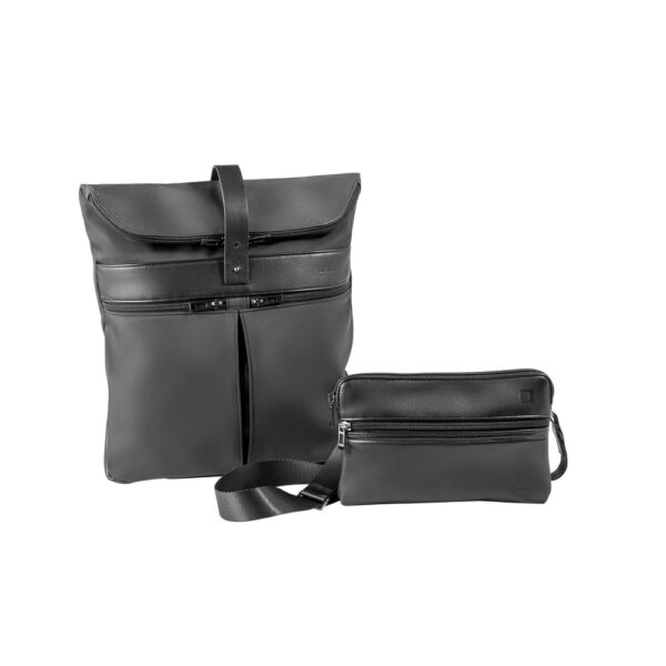 ROVER BACKPACK. Microfibre and PU backpack