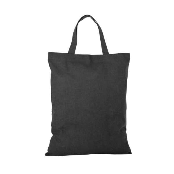 SIENA. Foldable bag in cotton (50%), recycled cotton (30%) and polyester (20% rPET) (140 g/m²)