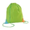 BISSAYA. Colourful non-woven drawstring bag (80 g/m²)