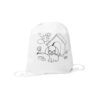 92619_106 DRAWS. Children's drawstring bag for colouring (80 g/m²)