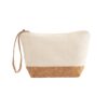 BLANCHETT. 100% cotton and cork toiletry bag