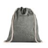 RISSANI. Drawstring bag with recycled cotton (70%) and polyester (30% rPET) (140 g/m²)