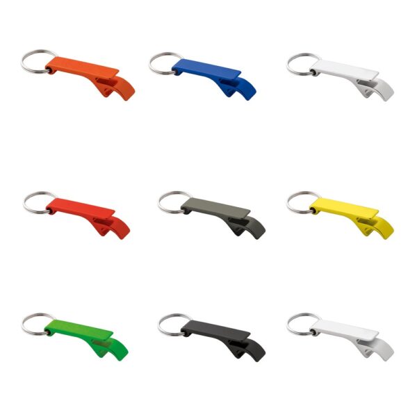 93151_set BAITT. Aluminium keyring with bottle opener