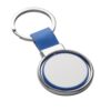 ALBRIGHT. Metal and PU keyring suitable for customisation by doming