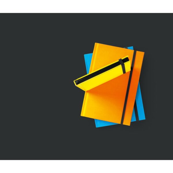 WATTERS. A5 notebook in fluorescent PU with lined pages