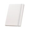MILKY. A5 notebook with rigid cover in 100% recycled paper