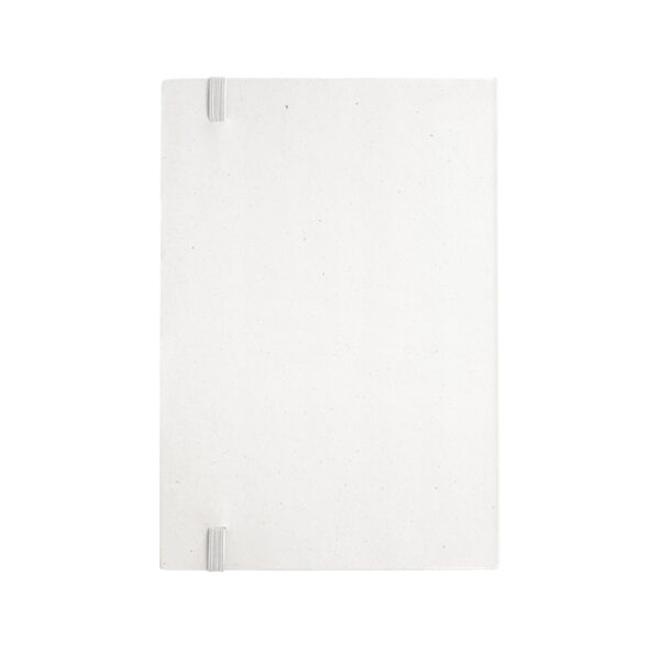 MILKY. A5 notebook with rigid cover in 100% recycled paper