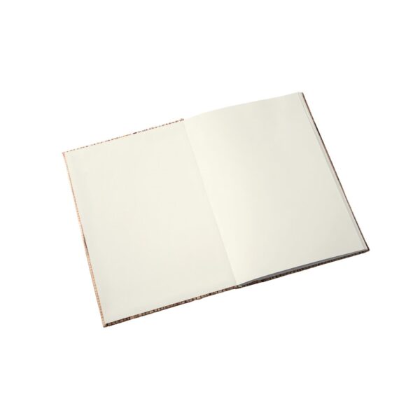 NERUDA. A5 notepad with hardcover made from natural straw fibres