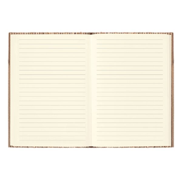 NERUDA. A5 notepad with hardcover made from natural straw fibres