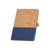 KLEE. A5 notebook in cork and linen with lined sheets