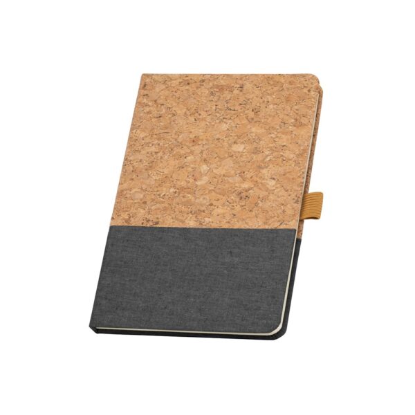 KLEE. A5 notebook in cork and linen with lined sheets