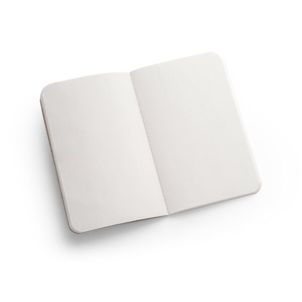 TEAPAD SOFT. A6 notepad with flexible cover made from tea leafs waste (65%)