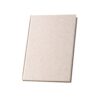 ORGANIC RIGID. A5 notepad with hard cover made from organic elephant matter (80%)