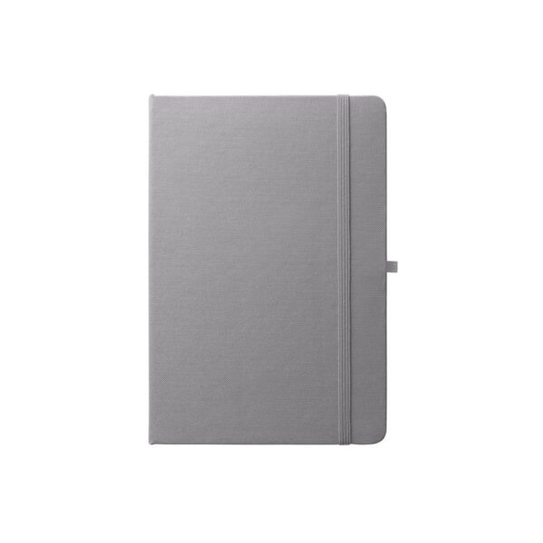 ANNE. A5 notebook in recycled polyester (100% rPET) with lined pages
