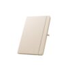 ANNE. A5 notebook in recycled polyester (100% rPET) with lined pages