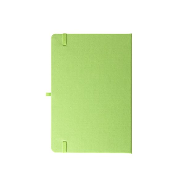ANNE. A5 notebook in recycled polyester (100% rPET) with lined pages