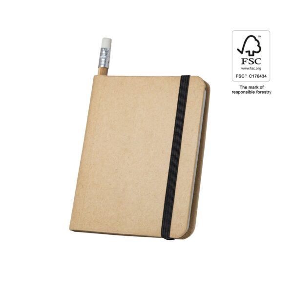 BRONTE. A7 notepad with plain sheets