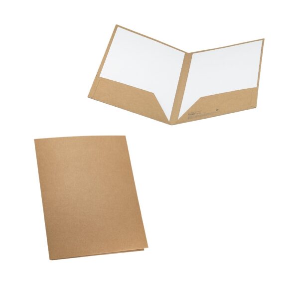 PUZO. A4 100% recicled paper document folder (400 g/m²)