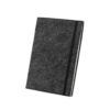 93636_133 BALDWIN. A5 notepad with recycled felt cover (100% rPET) and lined pages in 100% recycled paper