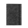 93636_133-a BALDWIN. A5 notepad with recycled felt cover (100% rPET) and lined pages in 100% recycled paper