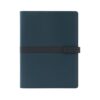 SANDERSON FOLDER. A4 folder in PU (50% recycled) with magnetic closure and notepad with lined pages