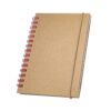 MARLOWE. Spiral pocket sized notepad with lined pages
