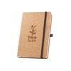 93807_160-logo HAWKINS A5. A5 cork notebook with plain pages