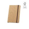 93808_set HAWKINS. Pocket cork notebook with 160 plain pages