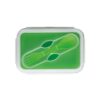 93847_119-a SAFFRON. Lunch Box. Retractable hermetic box in silicone and PP 640 mL