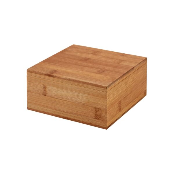 93996_160-d ARNICA. Bamboo tea box with 4 compartments and magnet closure