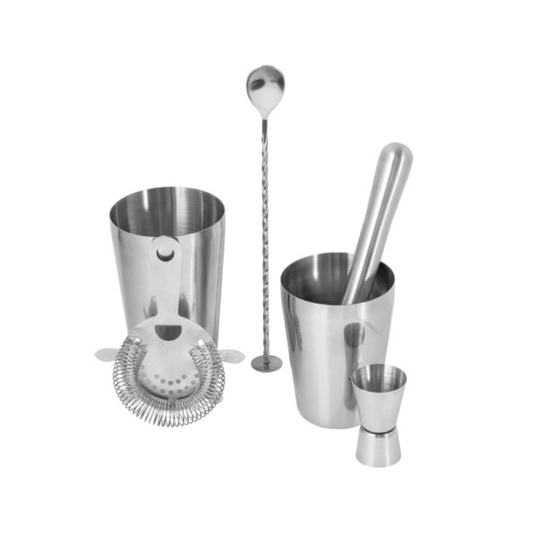 BRAMBLE. 6-piece stainless steel cocktail set