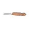 BELPIANO. Multifunction pocket knife in stainless steel and wood