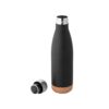 SOLBERG. Stainless steel thermos and cork base 560 mL